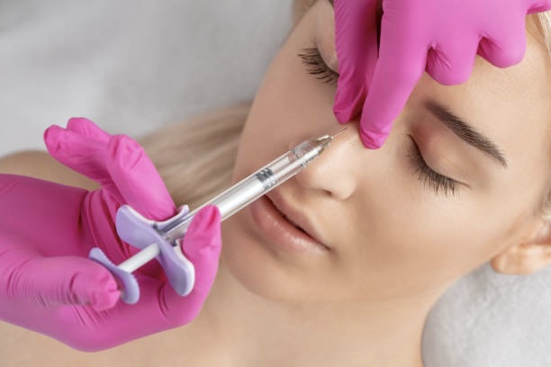During Non-Surgical Liquid Nose Job