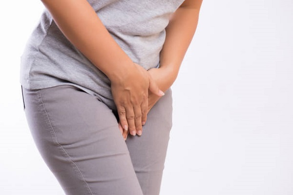 Woman in pain after WOW Intimate Sensitivity PRP procedure