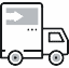 Delivery car icon