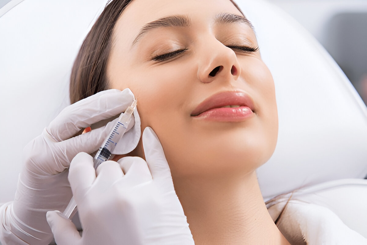 Patient enjoying smooth, plump skin benefits after Juvederm Ultra Plus XC injection for enhanced facial contours and volume