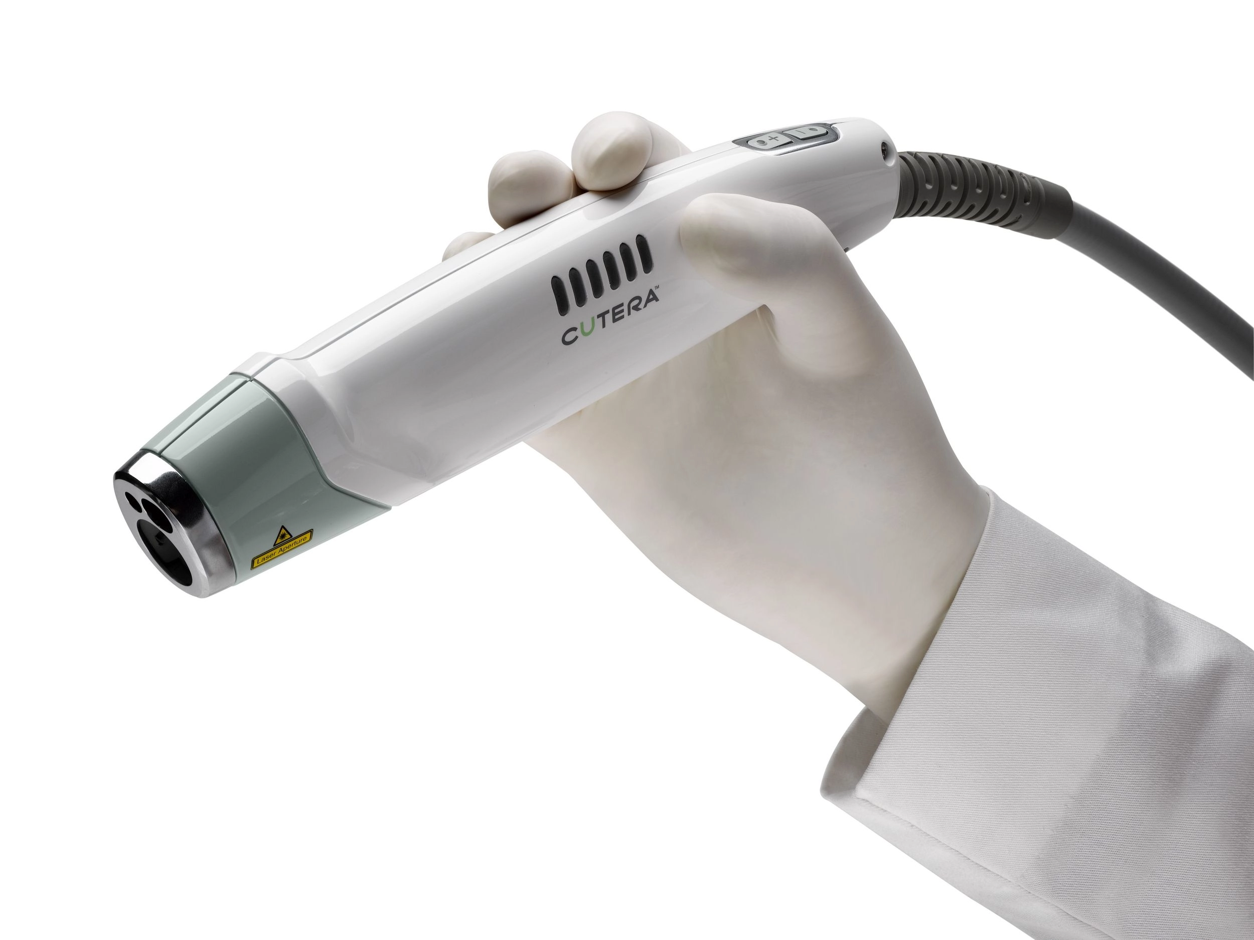 Genesis V laser device used for precision treatment and skin rejuvenation.