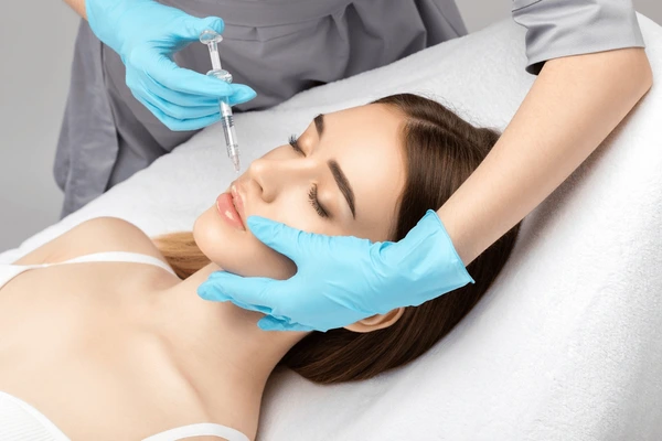 Lip augmentation procedure using Juvederm Volbella XC injection for natural enhancement and smooth, youthful-looking lips