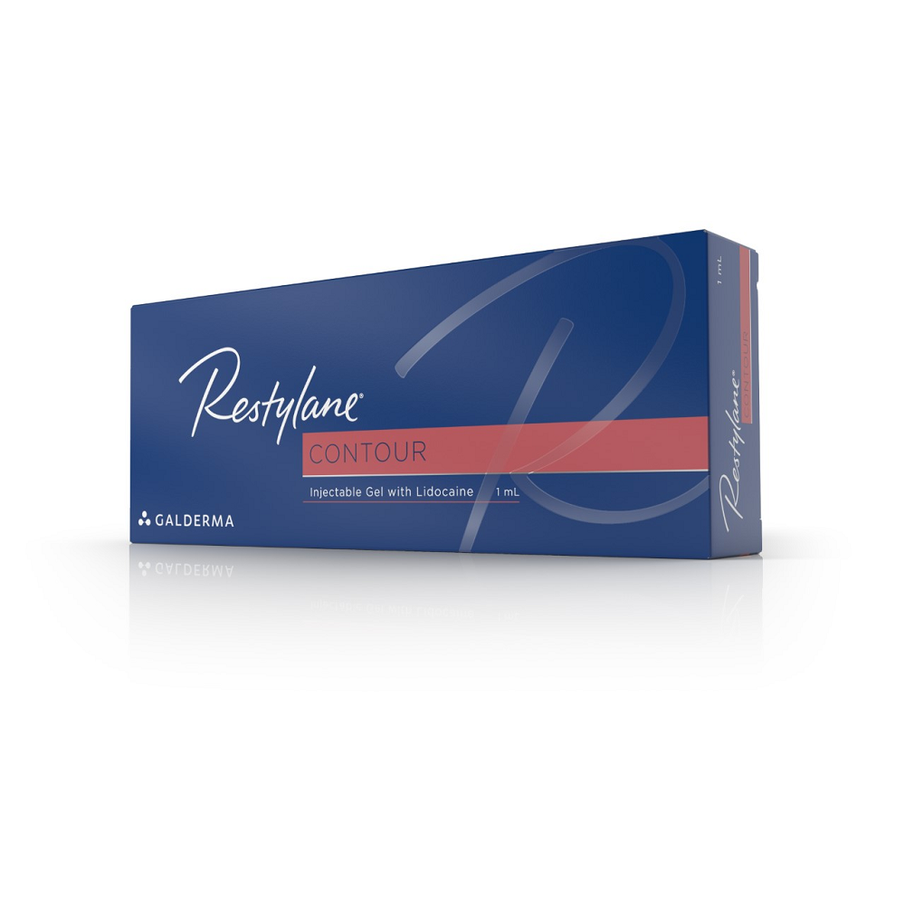 restylane-contour-injection-treatment Restylane Contour injection, designed for natural cheek contouring and enhancing facial volume with precision